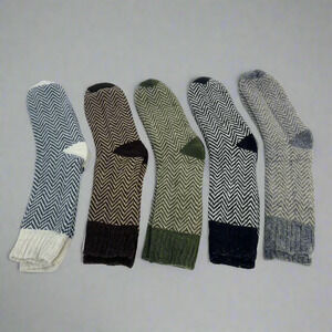 5 Pairs - Merino Wool Socks for Men & Women, Size XXL (13-15.5) - New